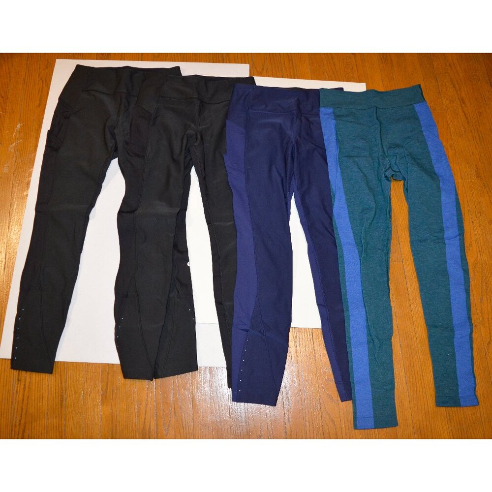 Lululemon Women's Cold-Weather Tights -  Sleet Sprinter, Keep the Heat - Sz 6, 8